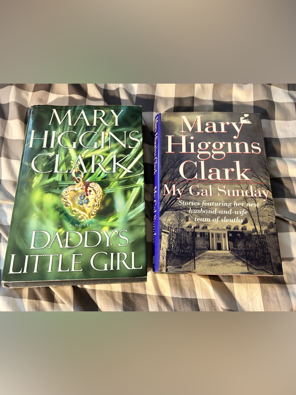 Mary Higgins Clark set of two Hardcover Books